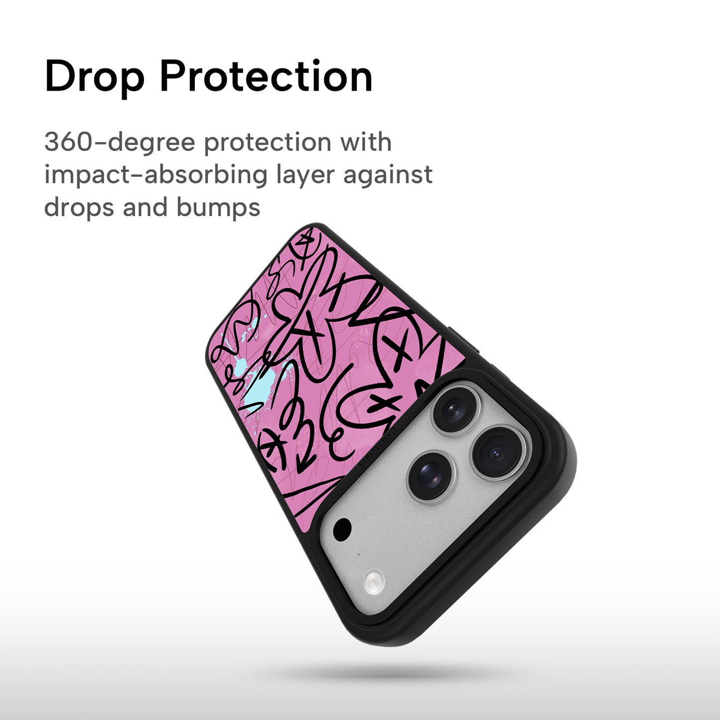 CASEMYARTS | Scribble Lines | MagSafe iPhone Case