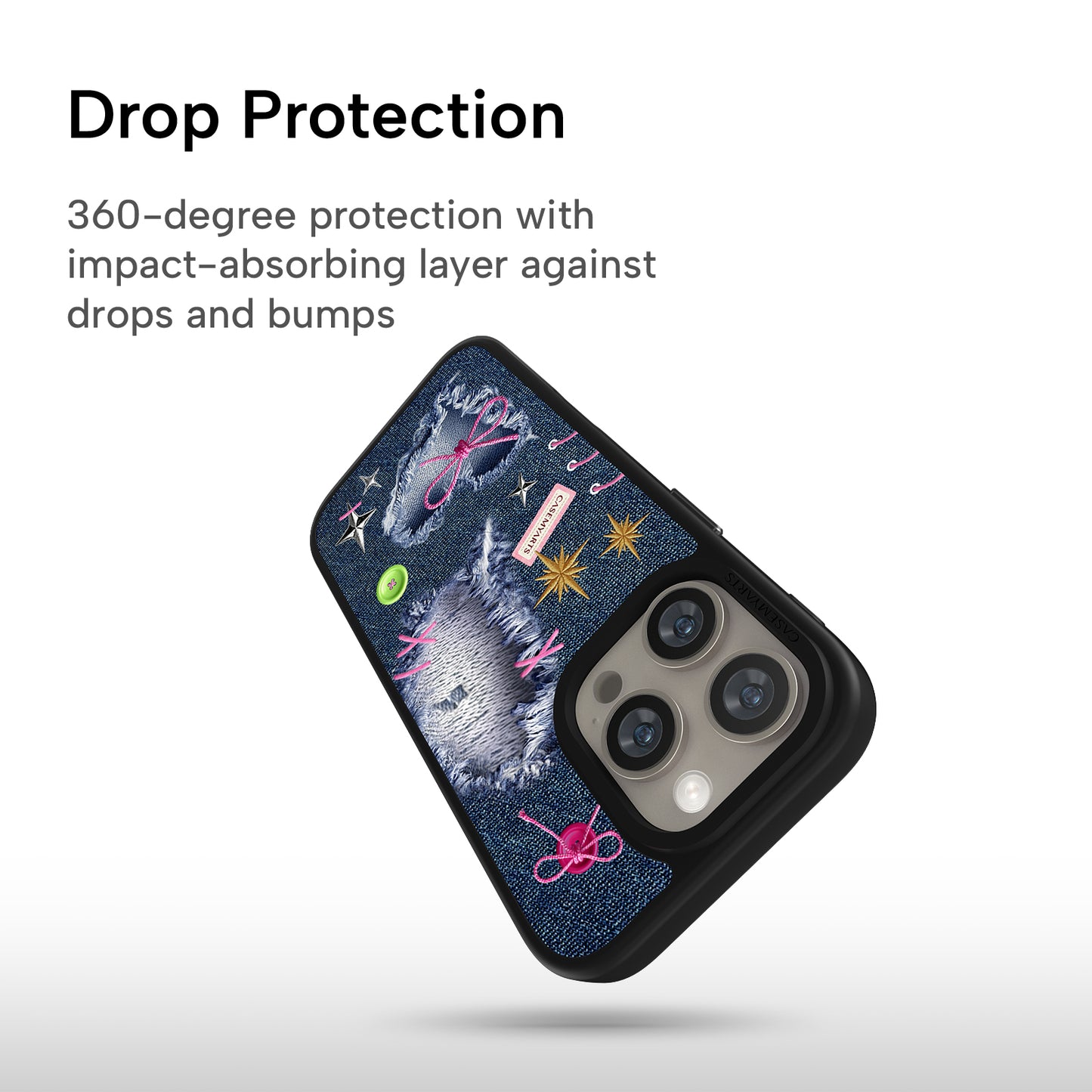 CASEMYARTS | Princess Denim | MagSafe iPhone Case