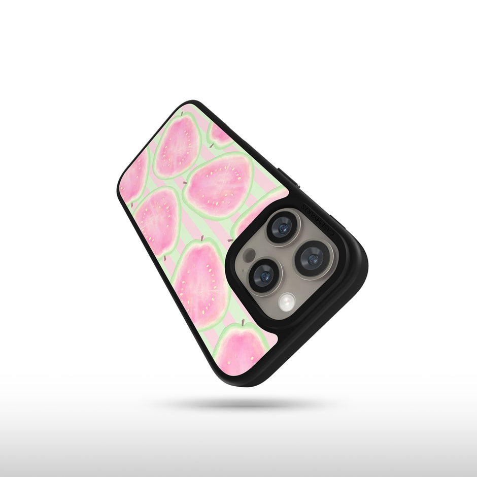CASEMYARTS Pink Guava MagSafe iPhone Case