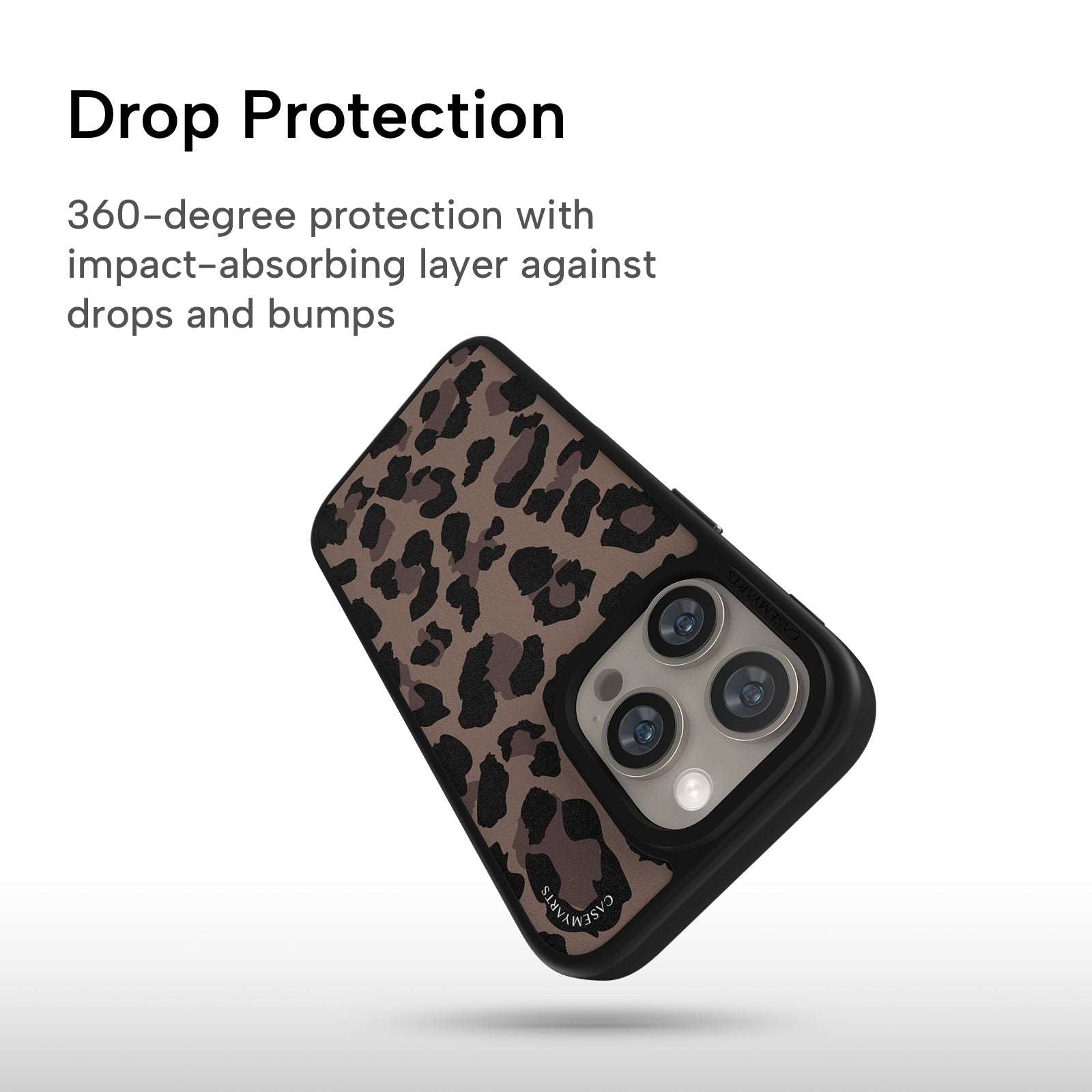 CASEMYARTS  Leopard Print MagSafe iPhone Case