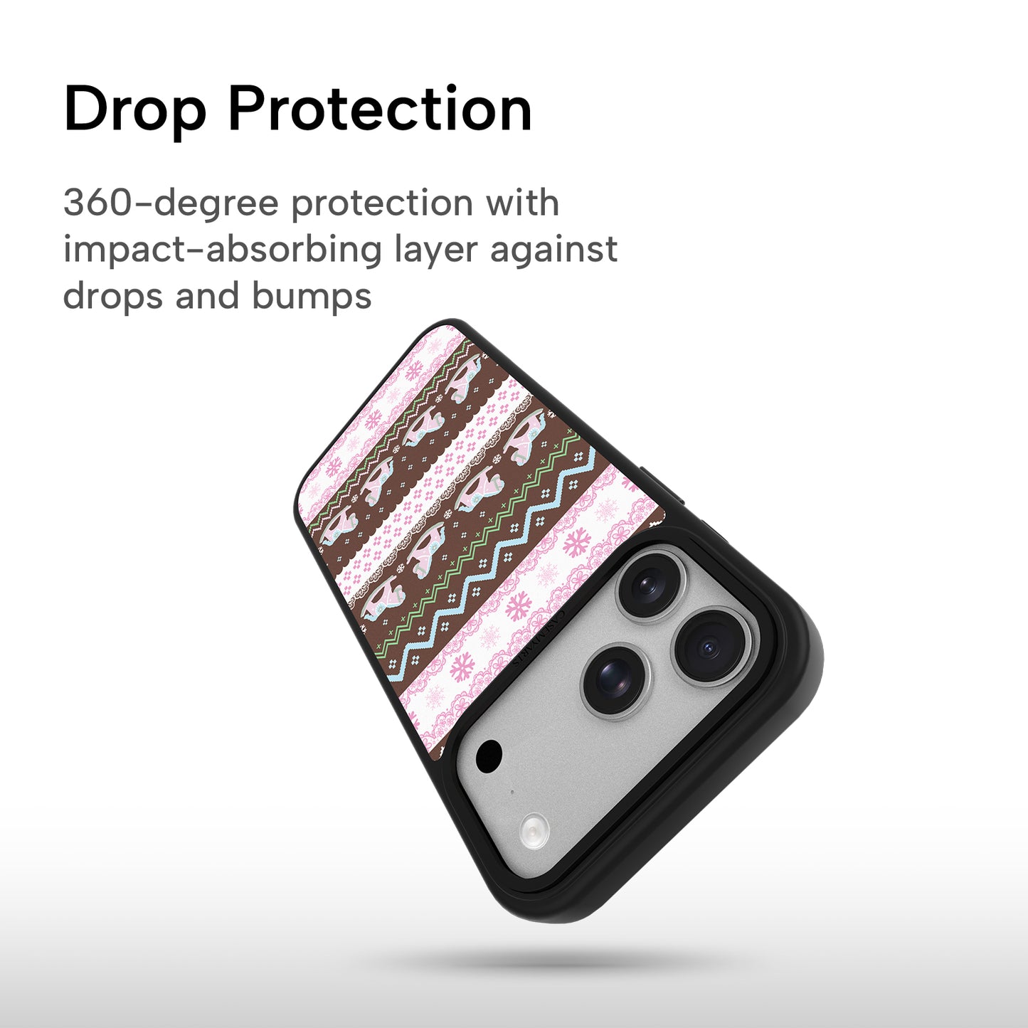 CASEMYARTS Rocking Horse Sweater MagSafe iPhone Case