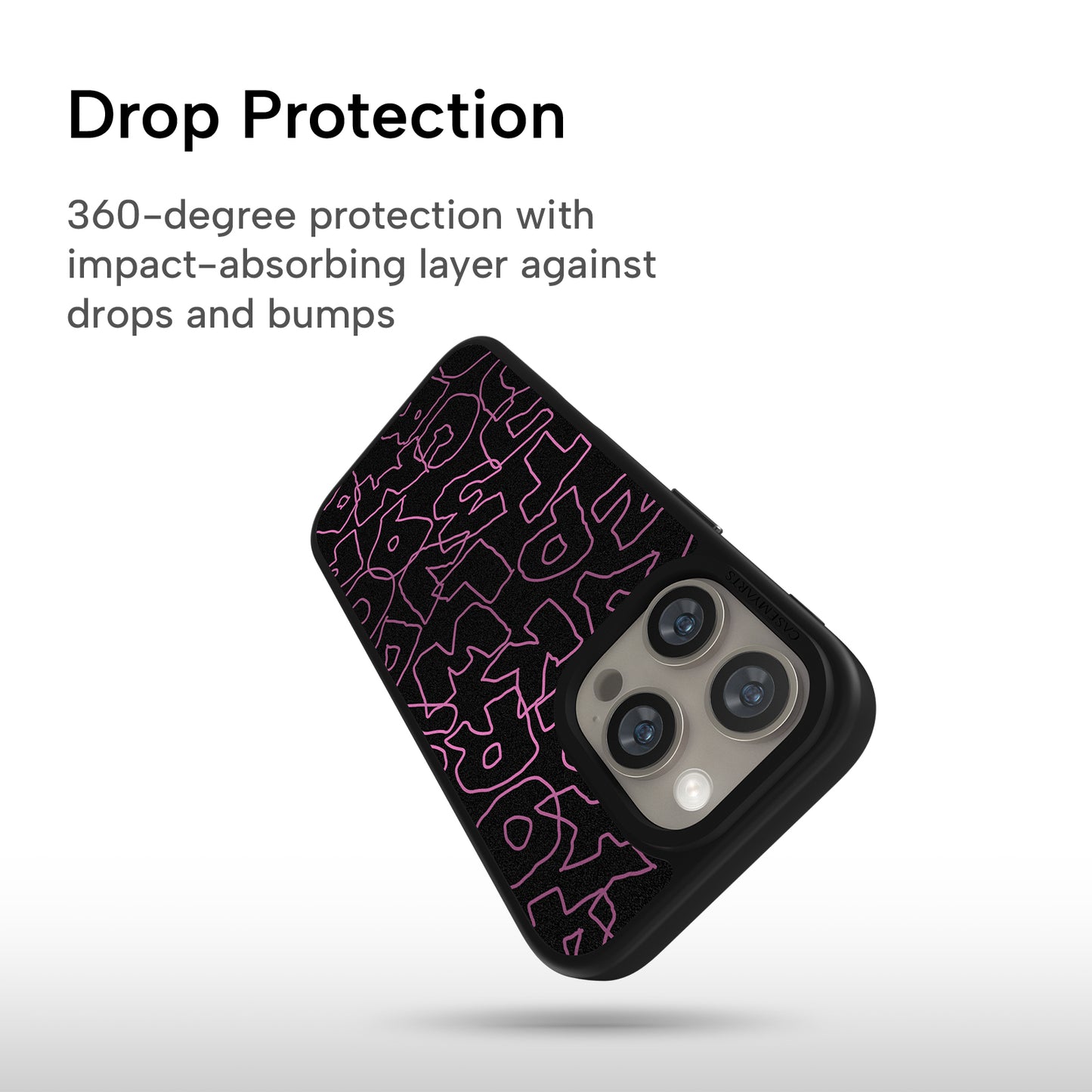 CASEMYARTS | Pink Code | MagSafe iPhone Case