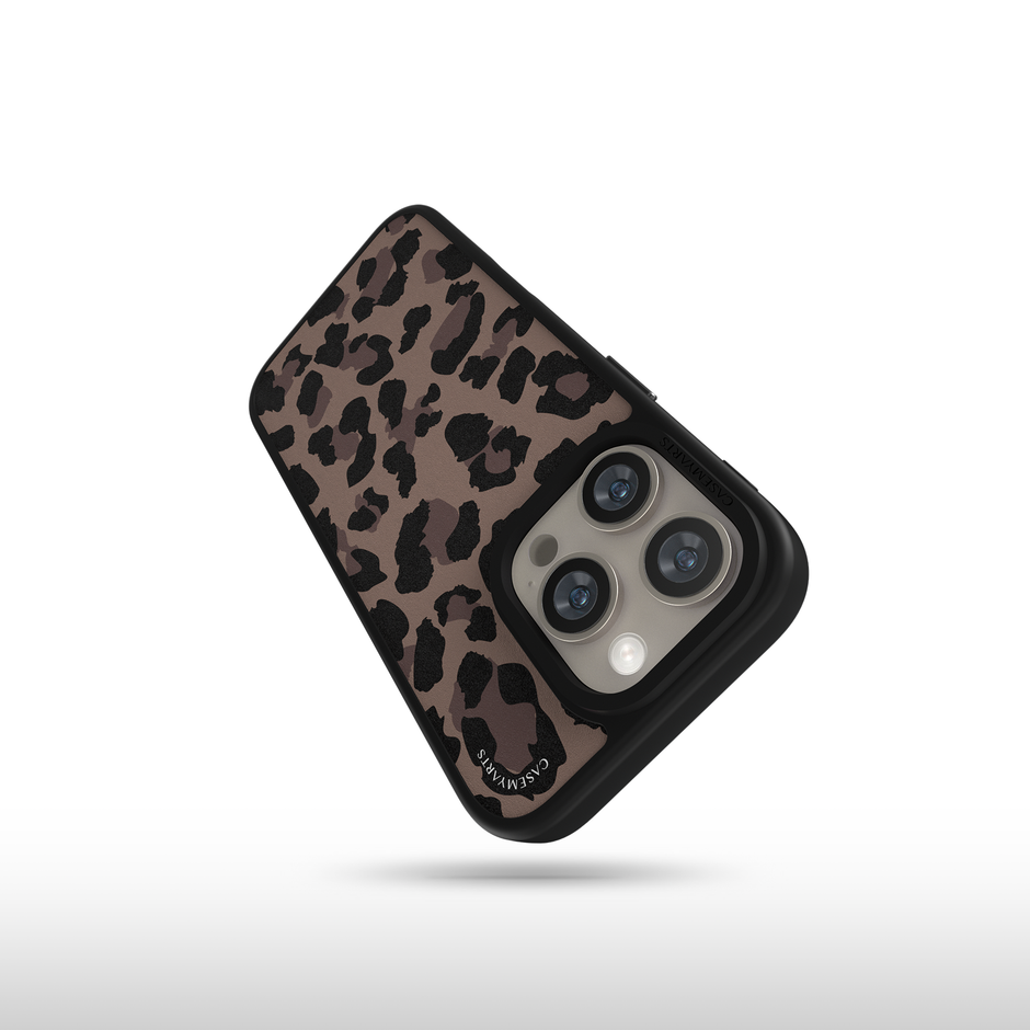 CASEMYARTS Chocolately Leopard MagSafe iPhone Case
