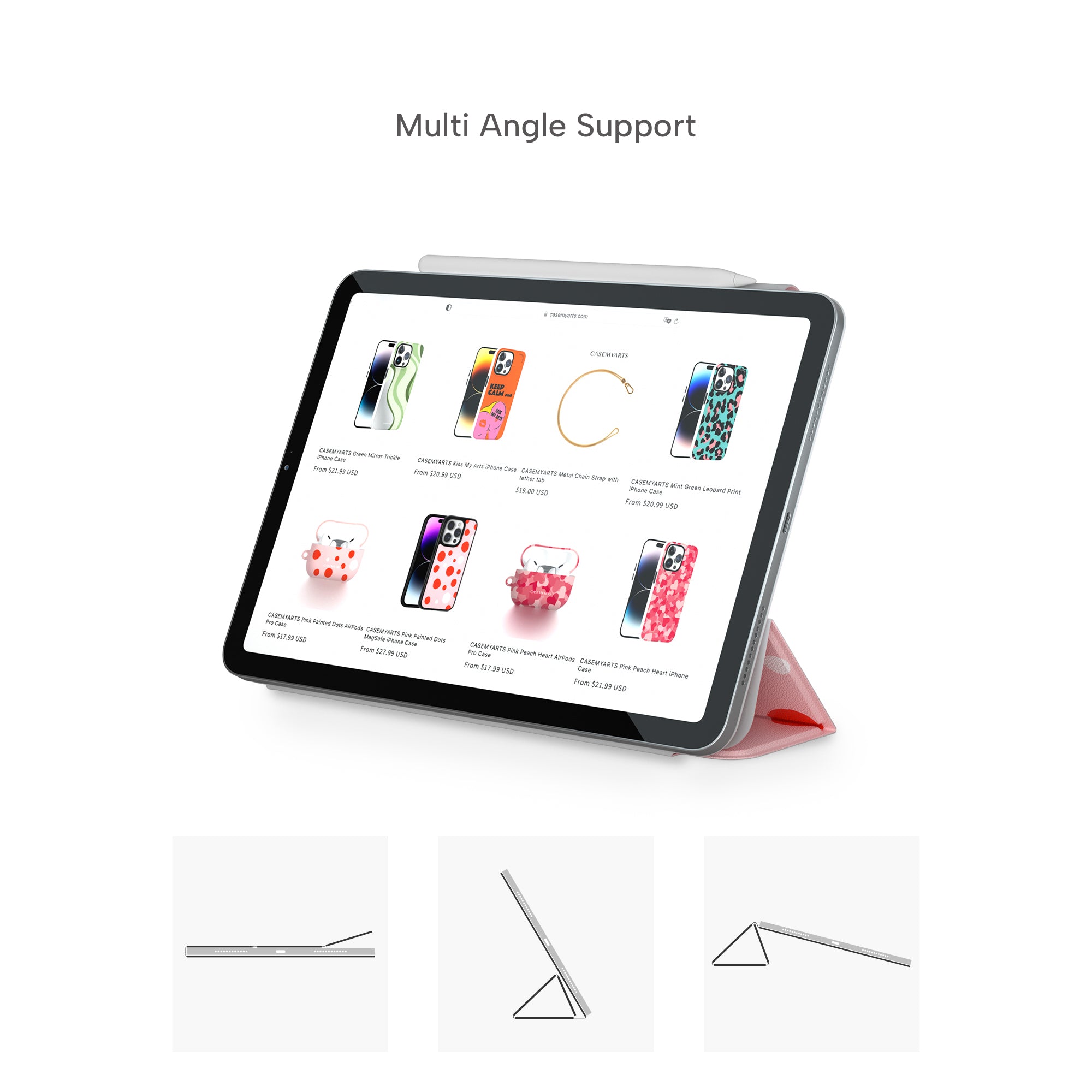 CASEMYARTS Dottie Delight iPad Magnetic Case