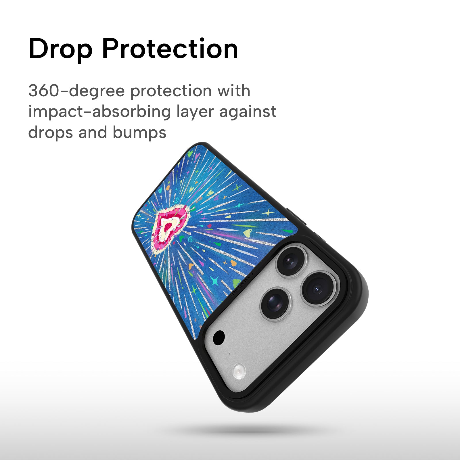 CASEMYARTS Love Burst MagSafe iPhone Case