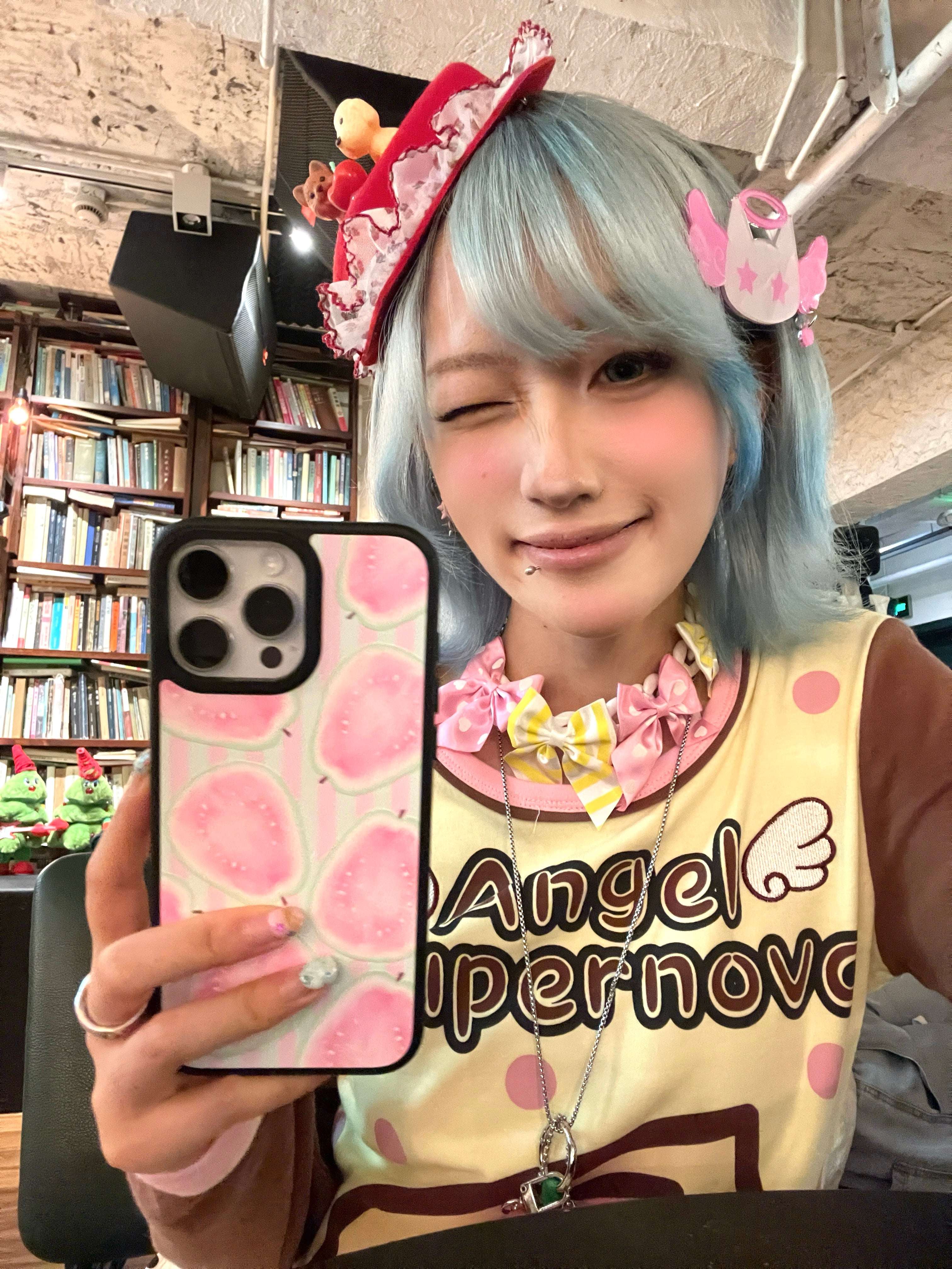 CASEMYARTS Pink Guava MagSafe iPhone Case
