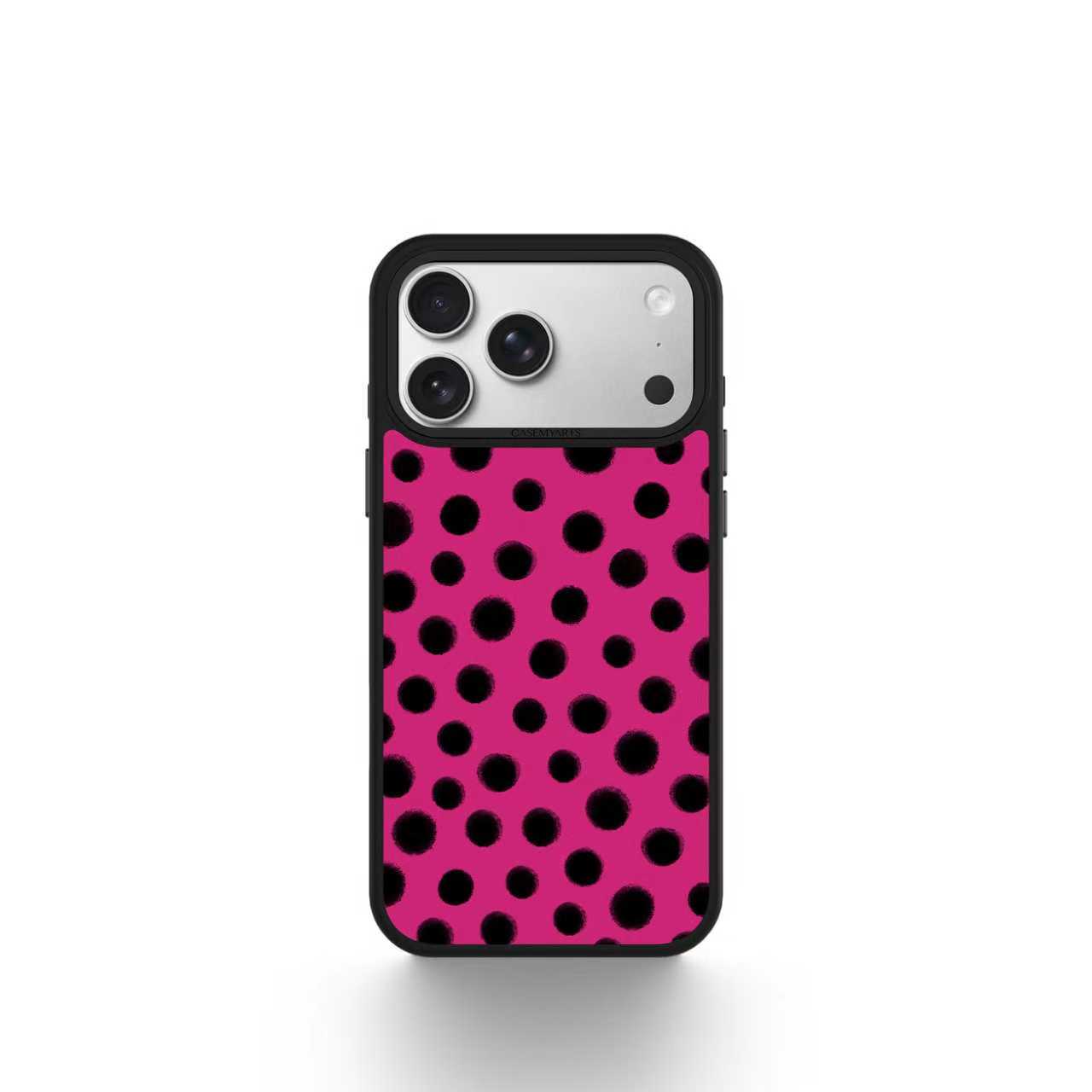 CASEMYARTS Grafitti Polka Dots MagSafe iPhone Case