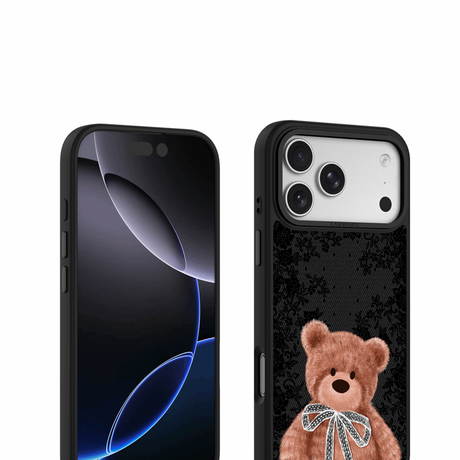 CASEMYARTS Lace Bear MagSafe iPhone Case