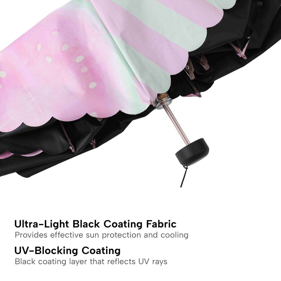 CASEMYARTS Dual Purpose Portable Sun & Rain Umbrella
