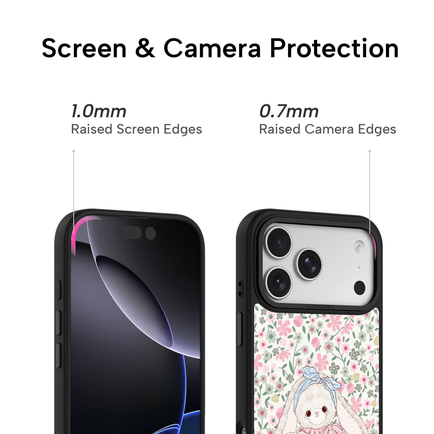 CASEMYARTS | Floral Bunny | MagSafe iPhone Case