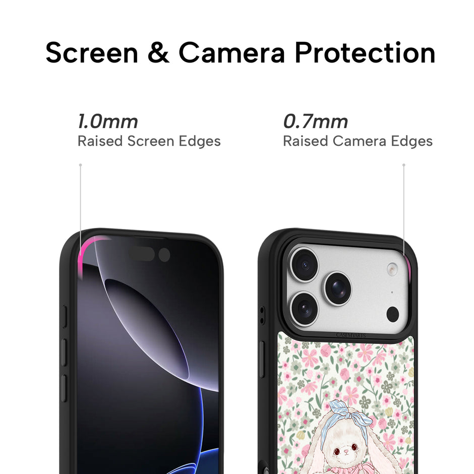 CASEMYARTS Floral Bunny MagSafe iPhone Case