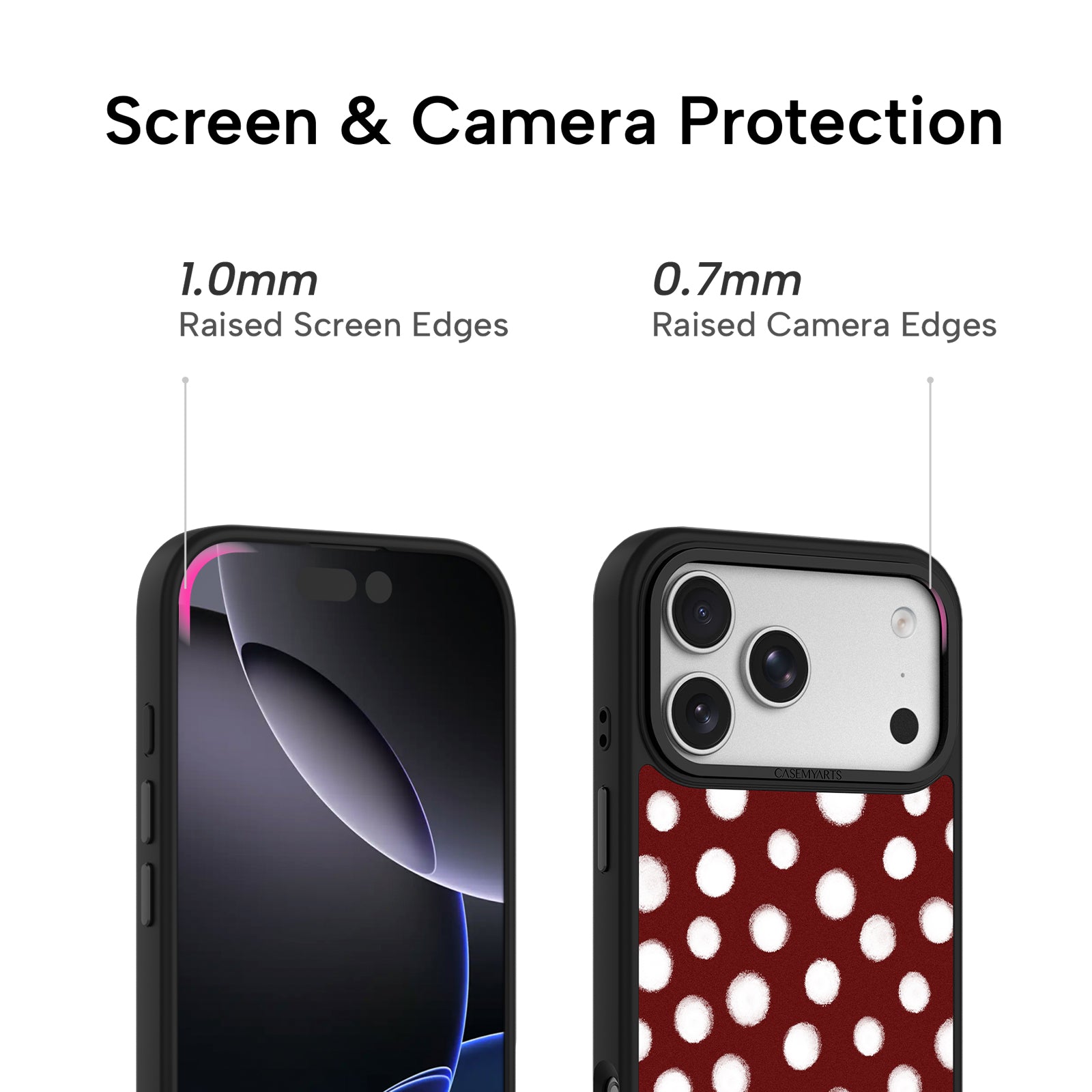 CASEMYARTS Grafitti Polka Dots MagSafe iPhone Case