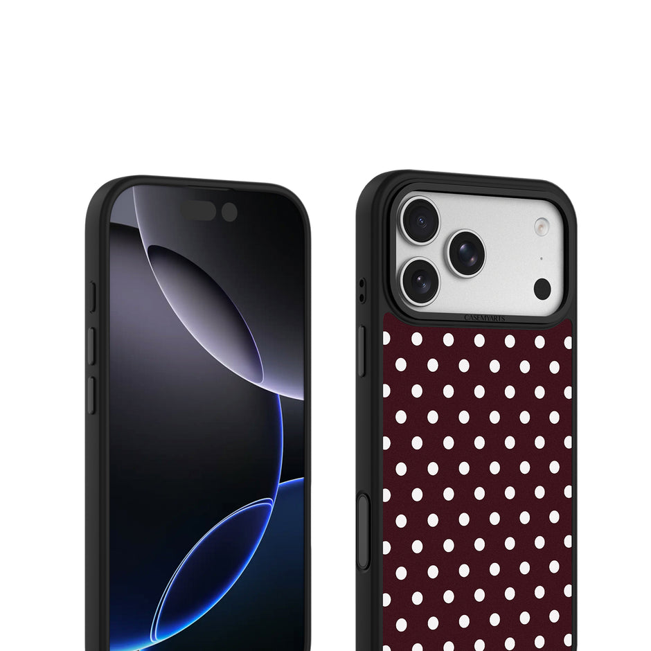 CASEMYARTS Burgundy Series MagSafe iPhone Case