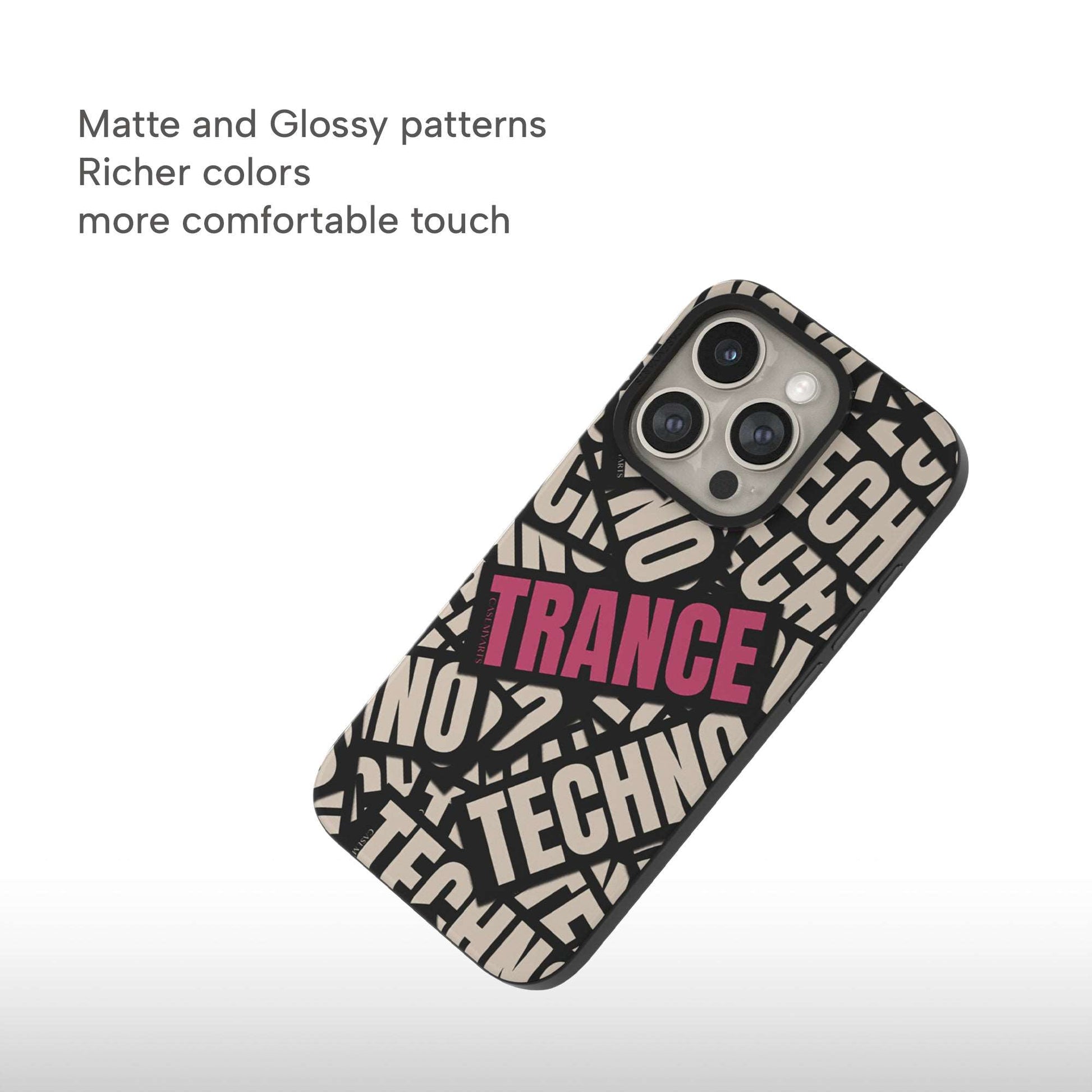 CASEMYARTS Trance Techno MagSafe iPhone Case