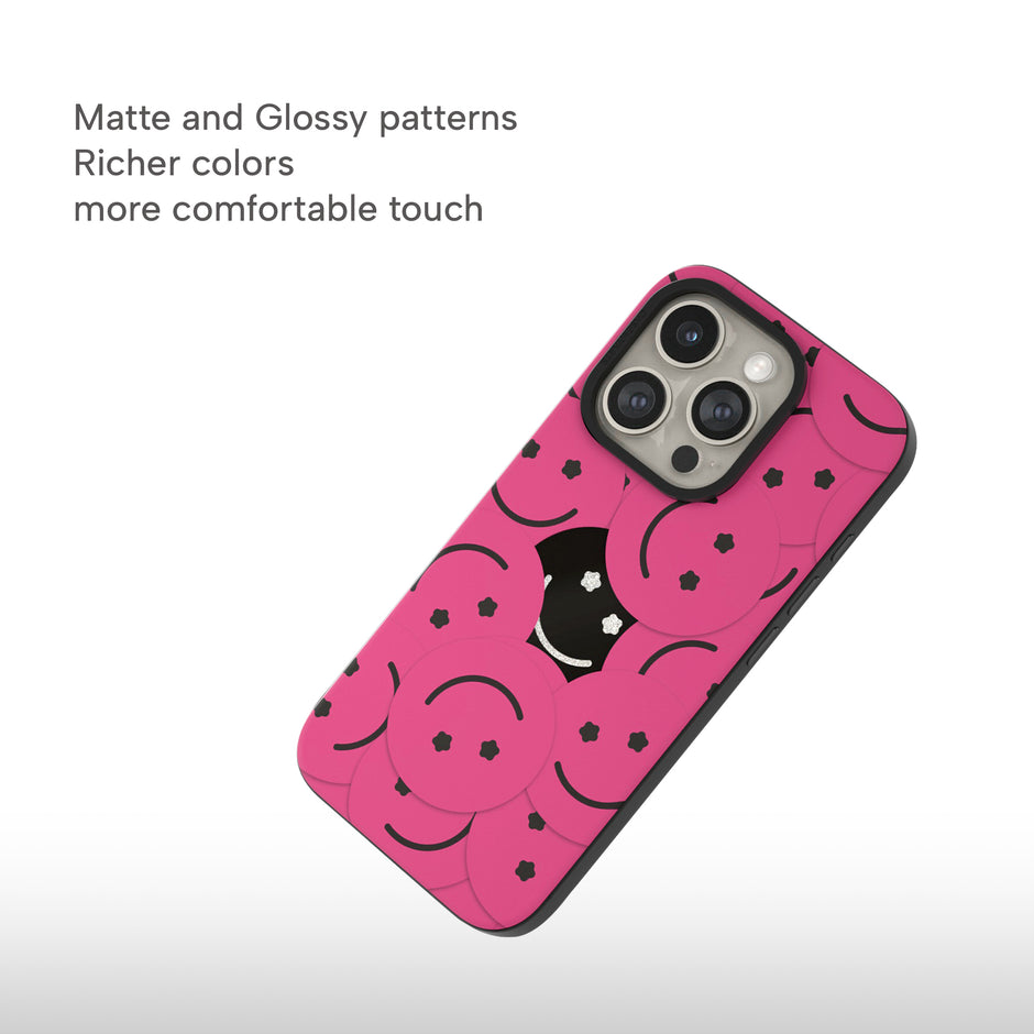 Casemyarts | Smiley sovraccarico | Custodia per iPhone Magsafe