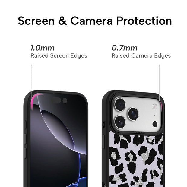 CASEMYARTS Lavender Leopard MagSafe iPhone Case