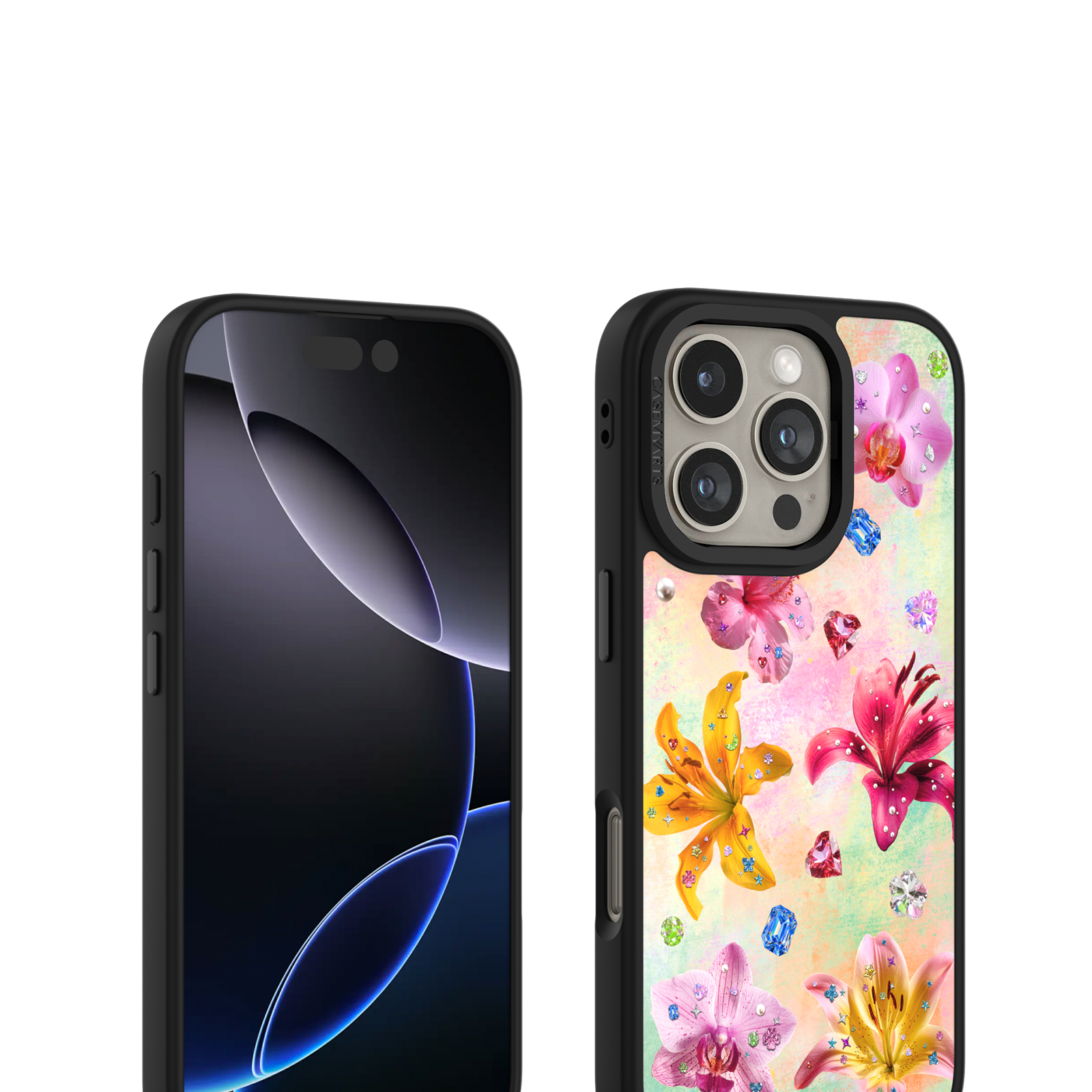 CASEMYARTS Gem flower MagSafe iPhone Case