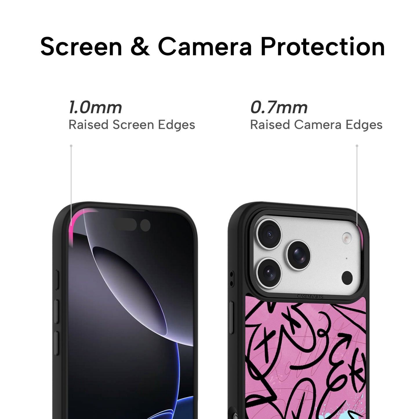 CASEMYARTS | Scribble Lines | MagSafe iPhone Case