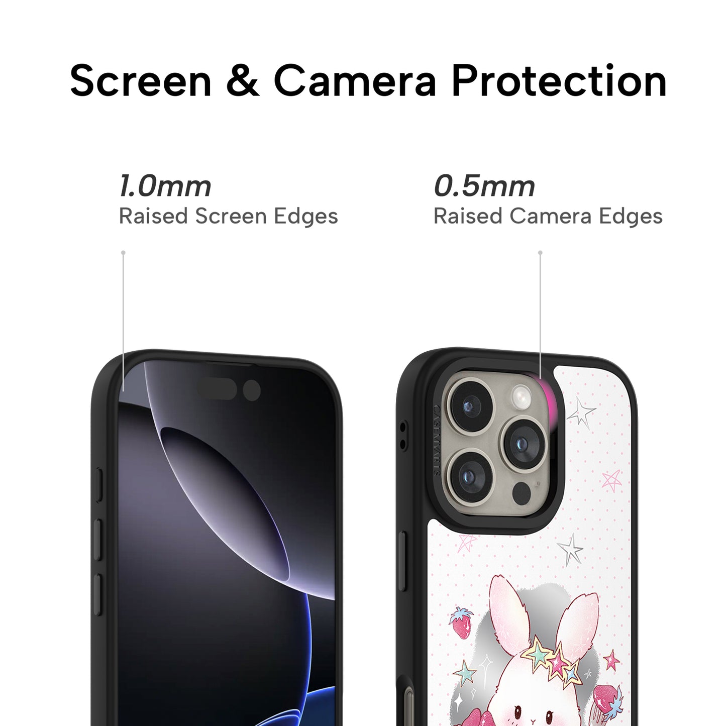 CASEMYARTS | Strawberry Bunny | MagSafe iPhone Case