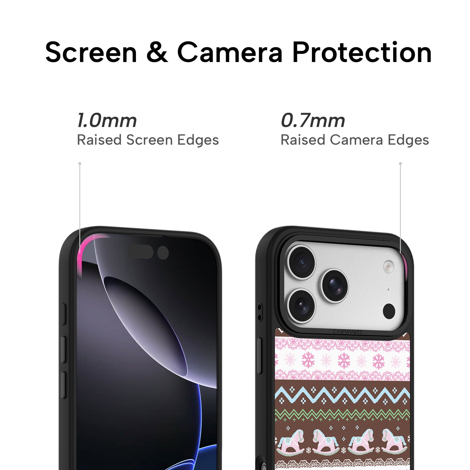 CASEMYARTS Rocking Horse Sweater MagSafe iPhone Case