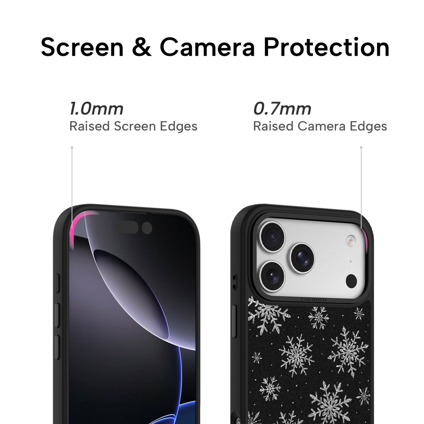 CASEMYARTS | Crystal Snowflake | MagSafe iPhone Case