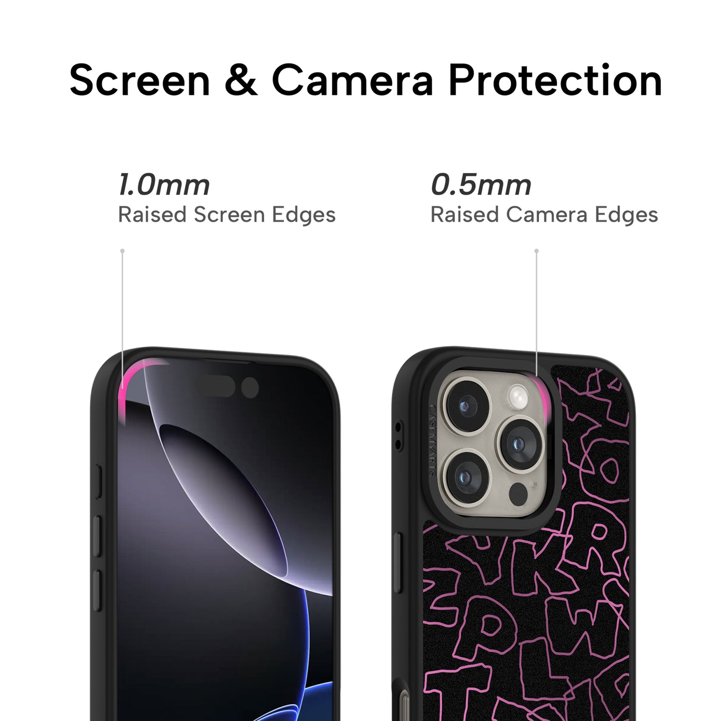 CASEMYARTS | Pink Code | MagSafe iPhone Case