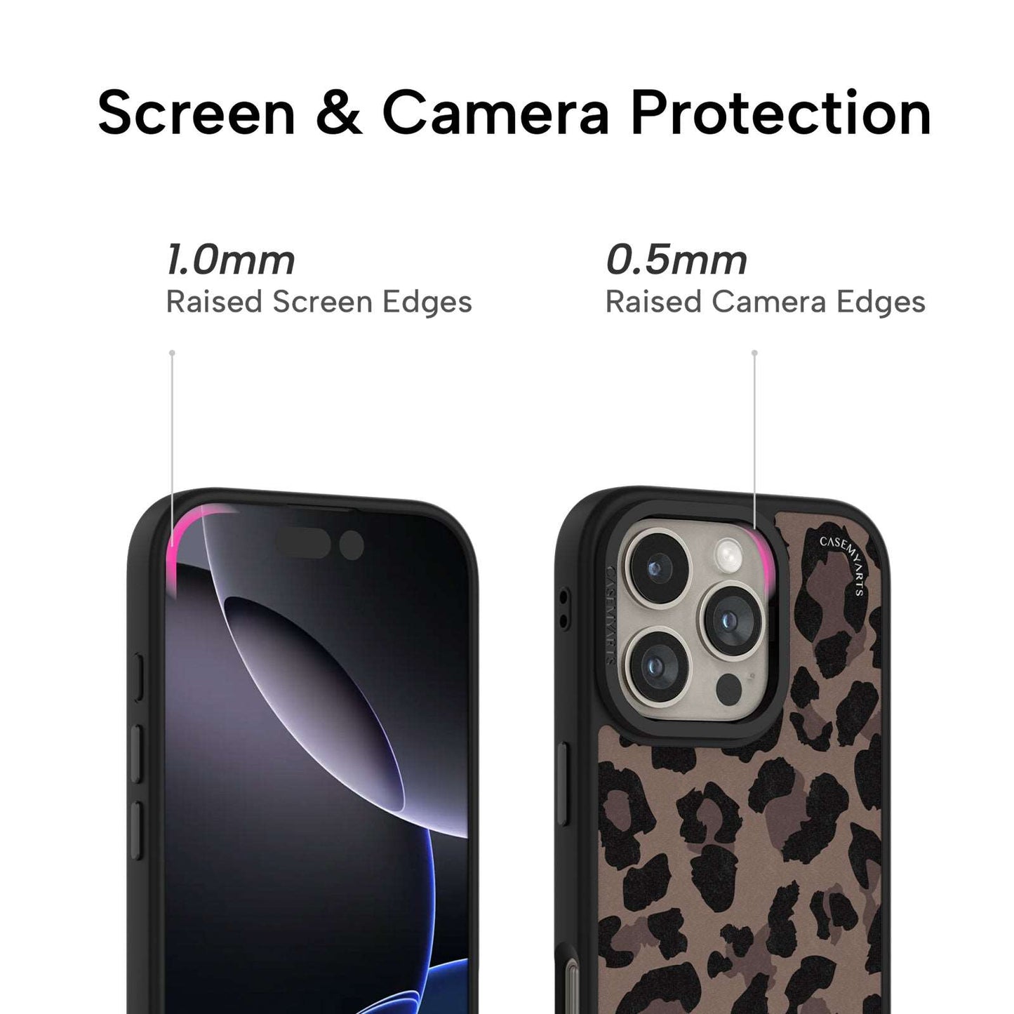 CASEMYARTS  Leopard Print MagSafe iPhone Case