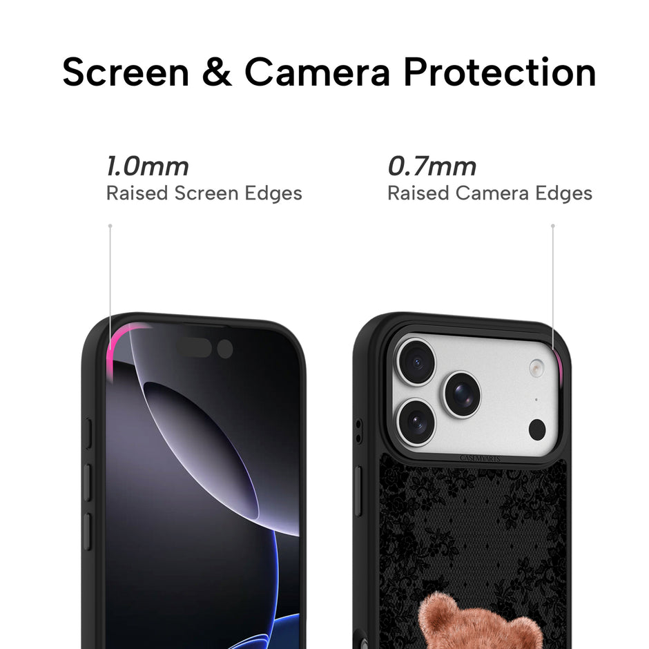 CASEMYARTS Lace Bear MagSafe iPhone Case