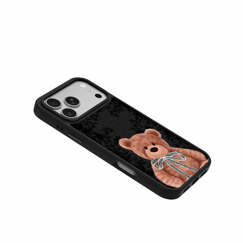CASEMYARTS Lace Bear MagSafe iPhone Case