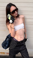 CASEMYARTS Paris Mist Pink MagSafe Leather iPhone Case