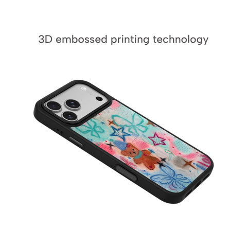 CASEMYARTS Doodle Bear MagSafe iPhone Case