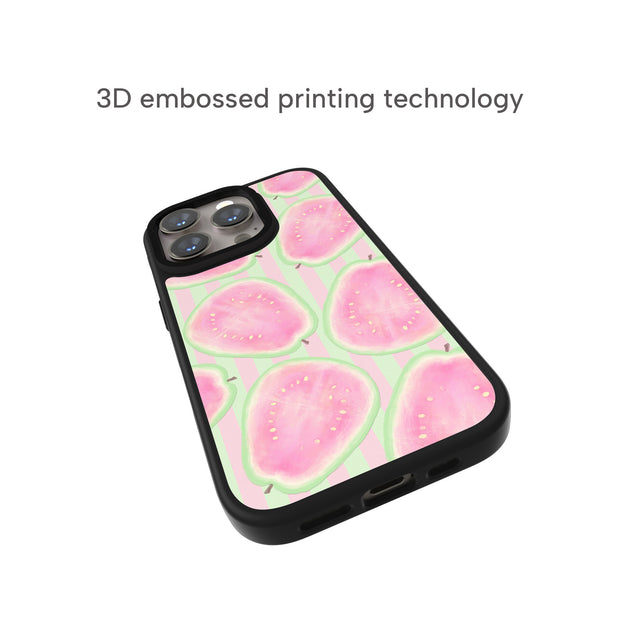 CASEMYARTS Pink Guava MagSafe iPhone Case