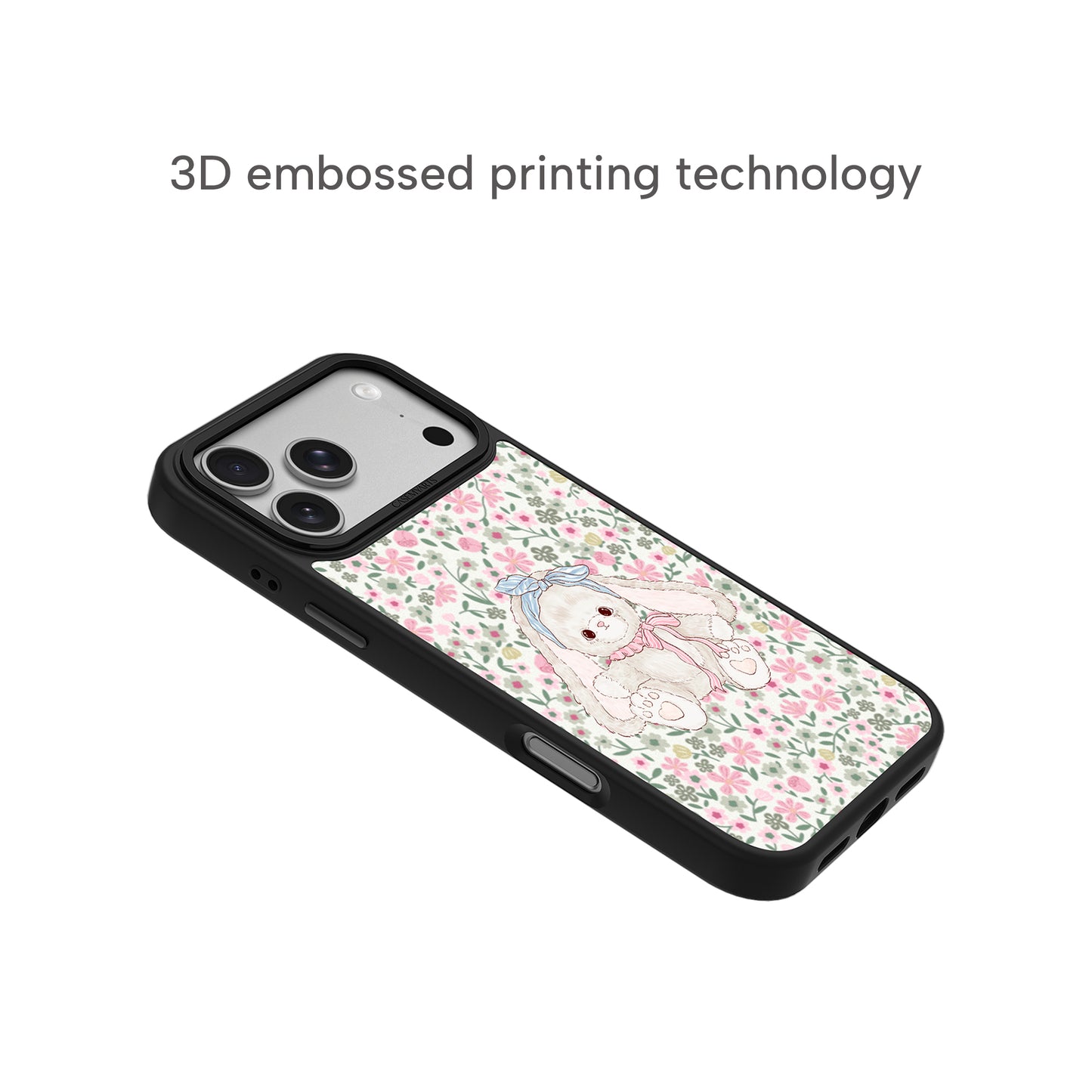 CASEMYARTS | Floral Bunny | MagSafe iPhone Case