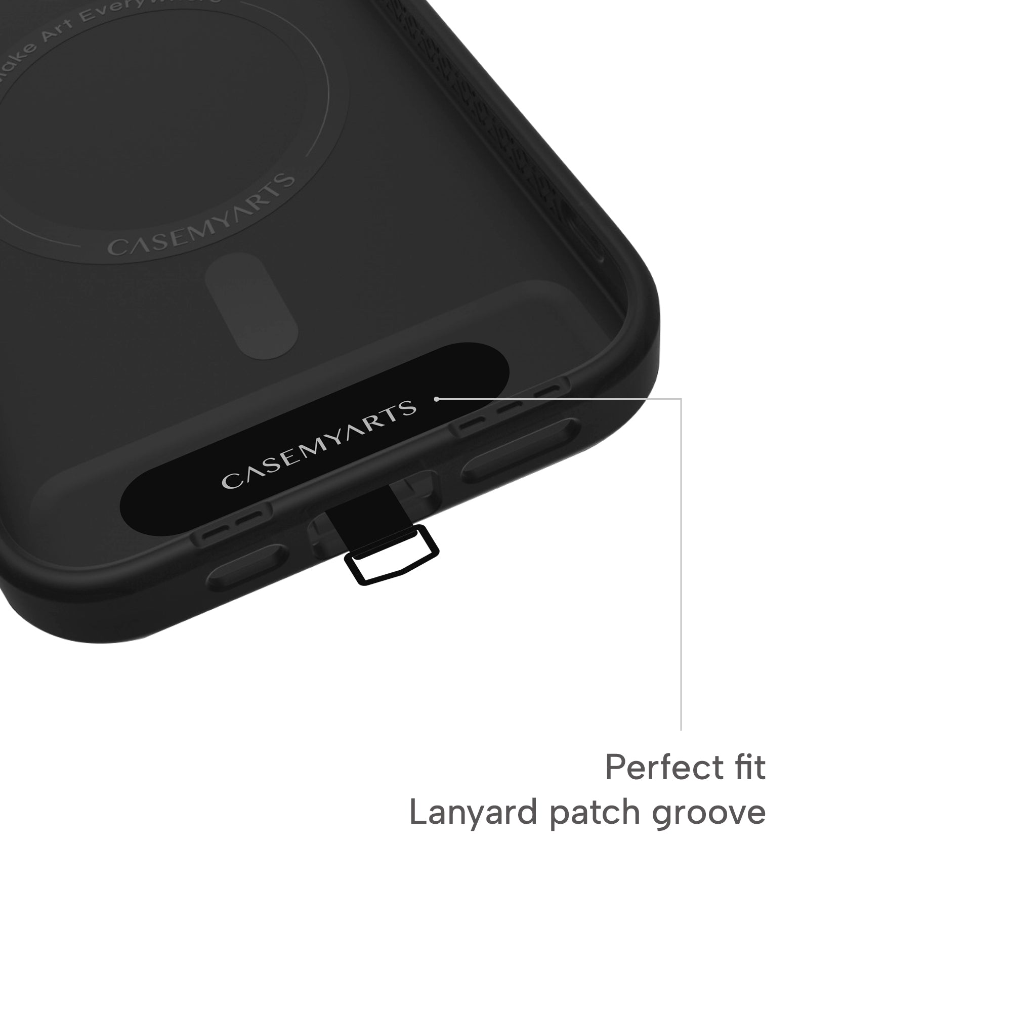 CASEMYARTS 請勿觸摸 MagSafe iPhone 手機殼