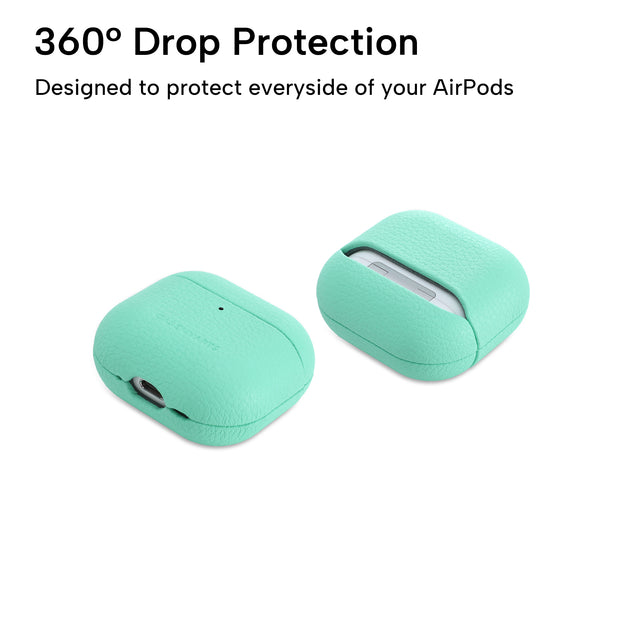 CASEMYARTS Paris Mist Pink Leather AirPods Case