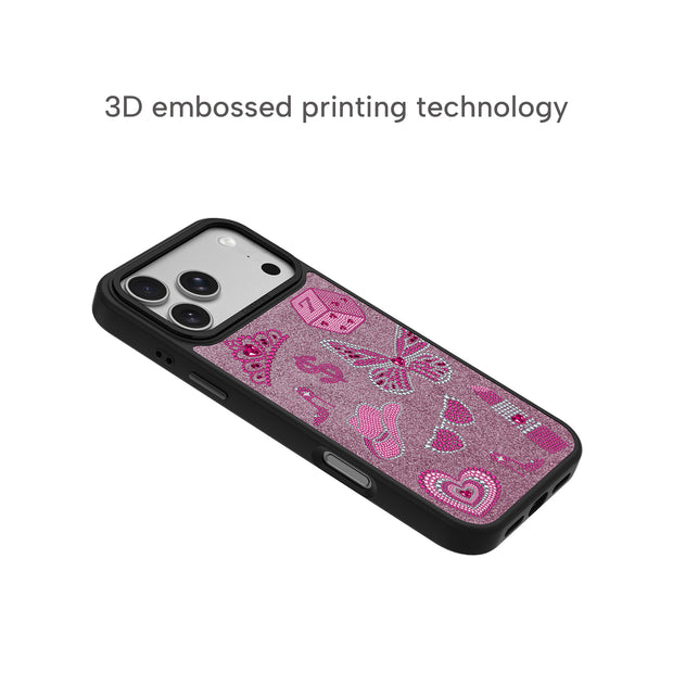 CASEMYARTS Hot Pink Girls MagSafe iPhone Case