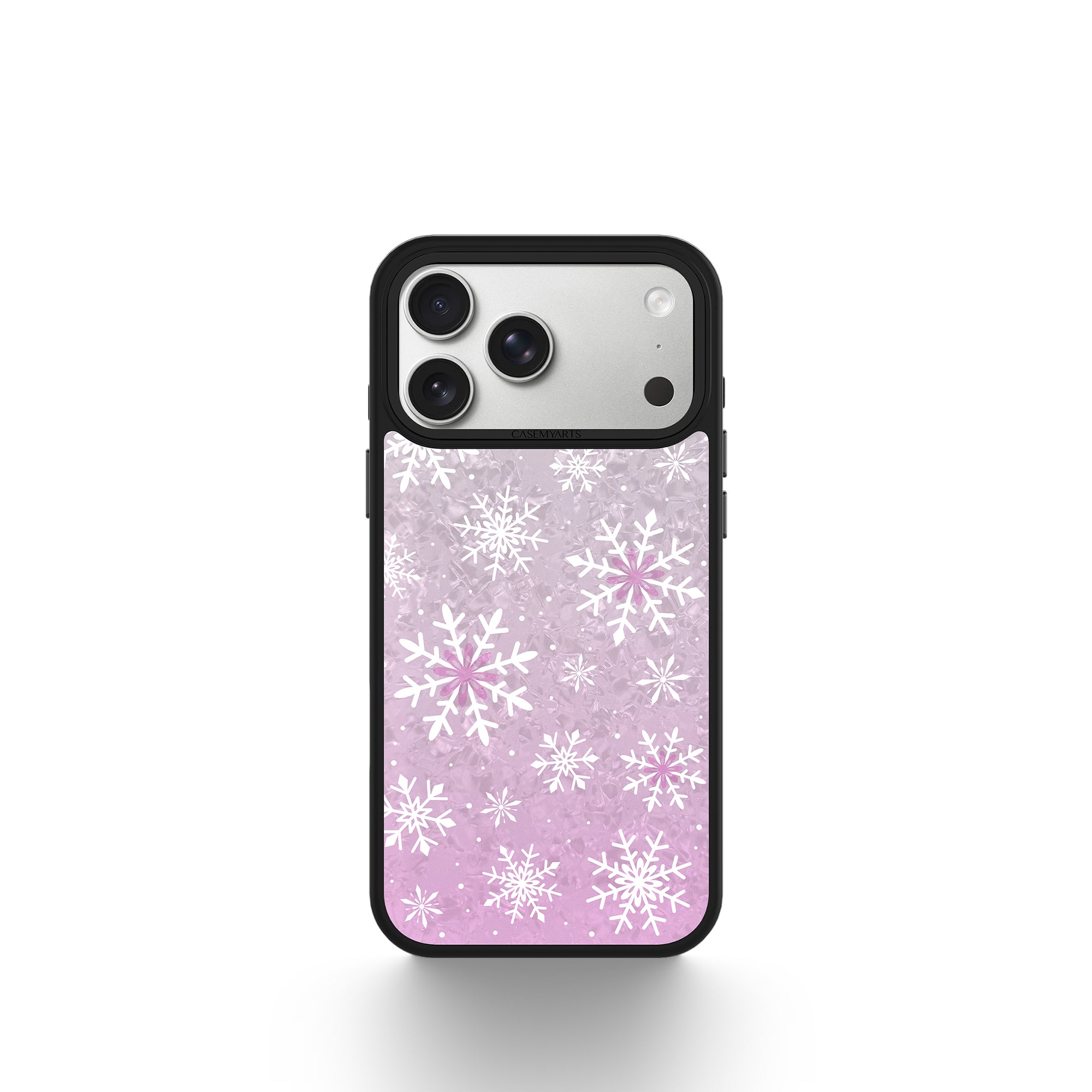 CASEMYARTS Crystal Snowflake MagSafe iPhone Case
