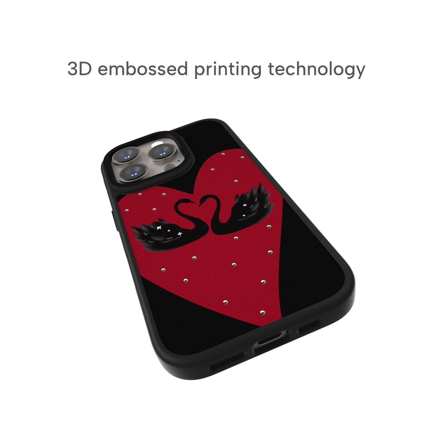 CASEMYARTS | Heartfelt Swan | MagSafe iPhone Case