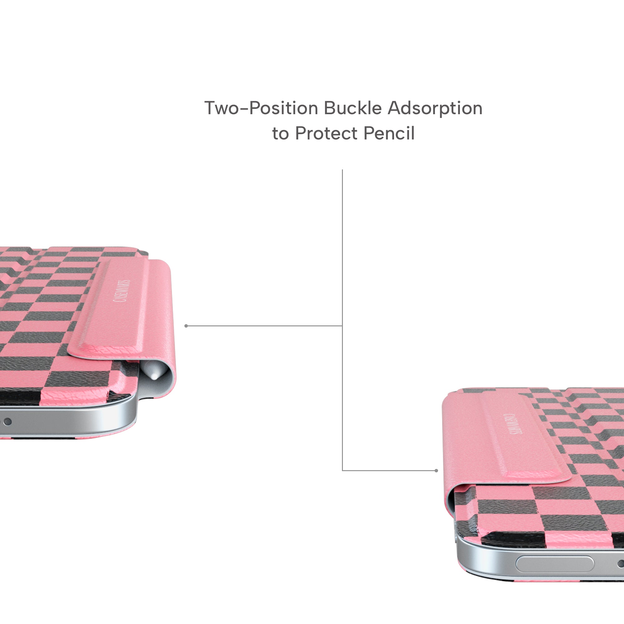 CASEMYARTS Pink Tetris Beat iPad Magnetic Case