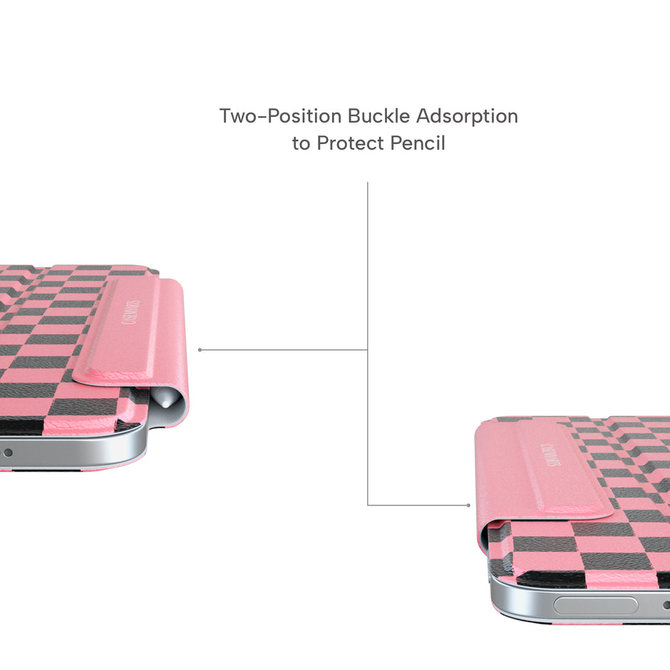 CASEMYARTS Pink Tetris Beat iPad Magnetic Case