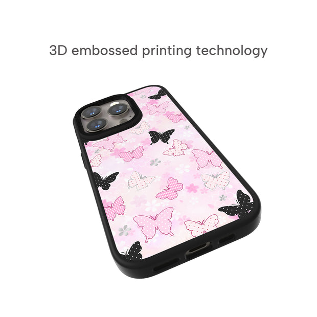 CASEMYARTS Pink Bloom MagSafe iPhone Case