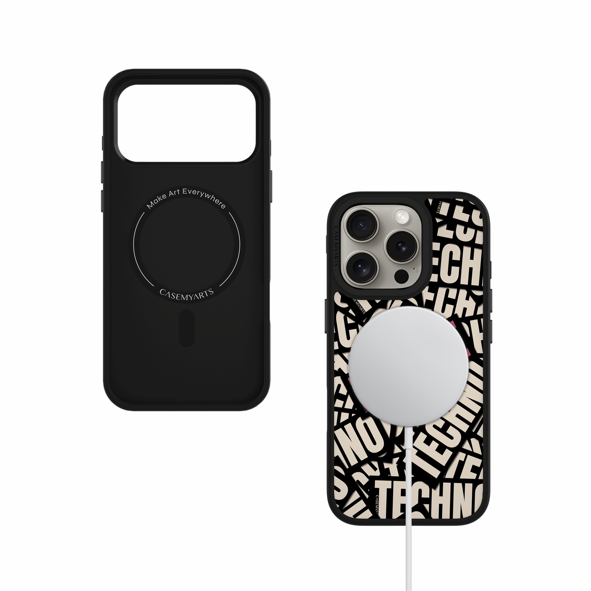 CASEMYARTS Trance Techno MagSafe iPhone Case