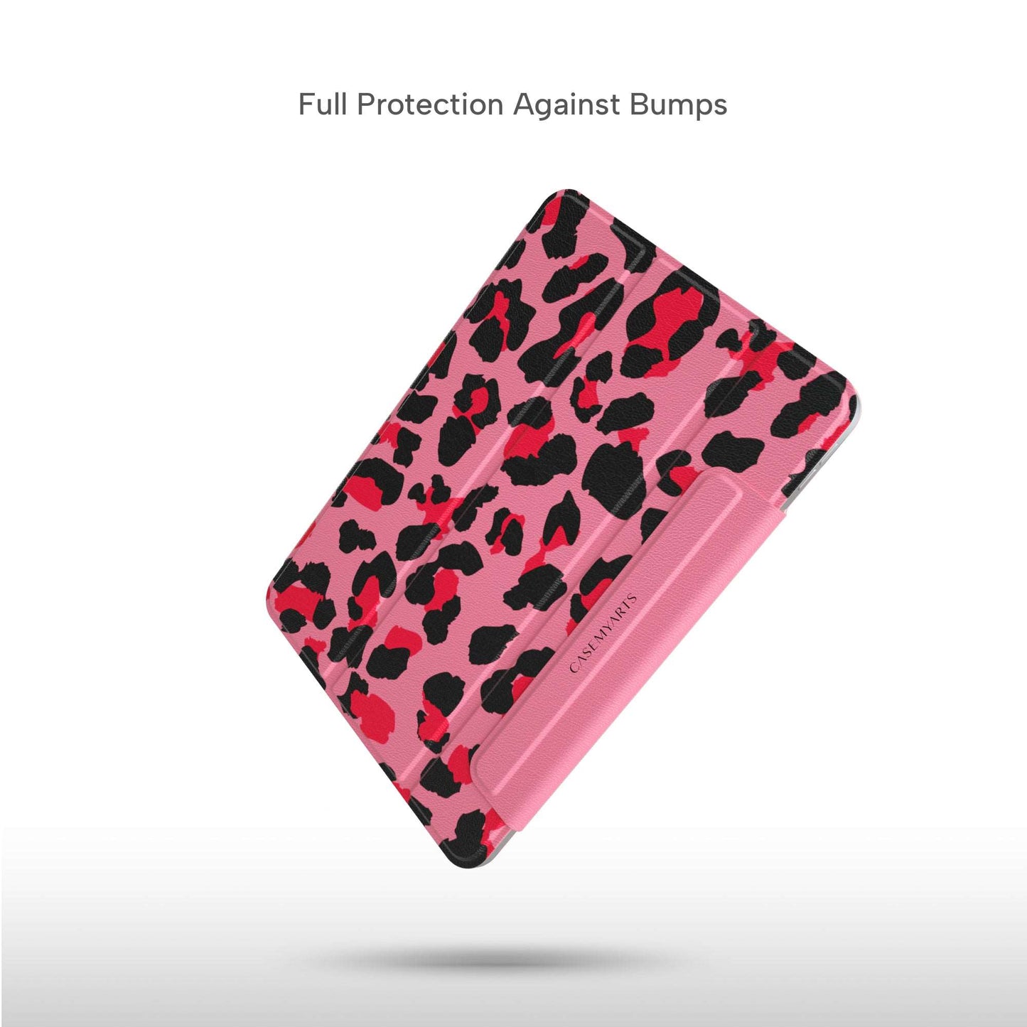 CASEMYARTS Pink Leopard Print iPad Magnetic Case