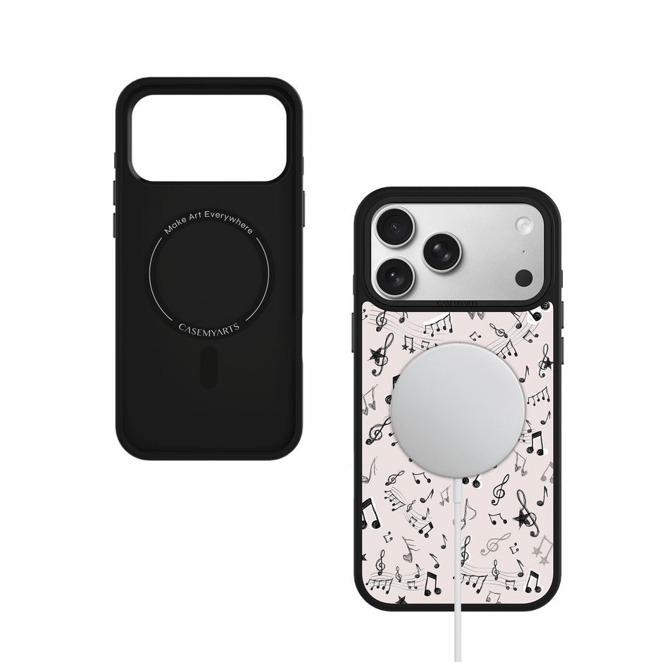 CASEMYARTS Musical Notes MagSafe iPhone Case