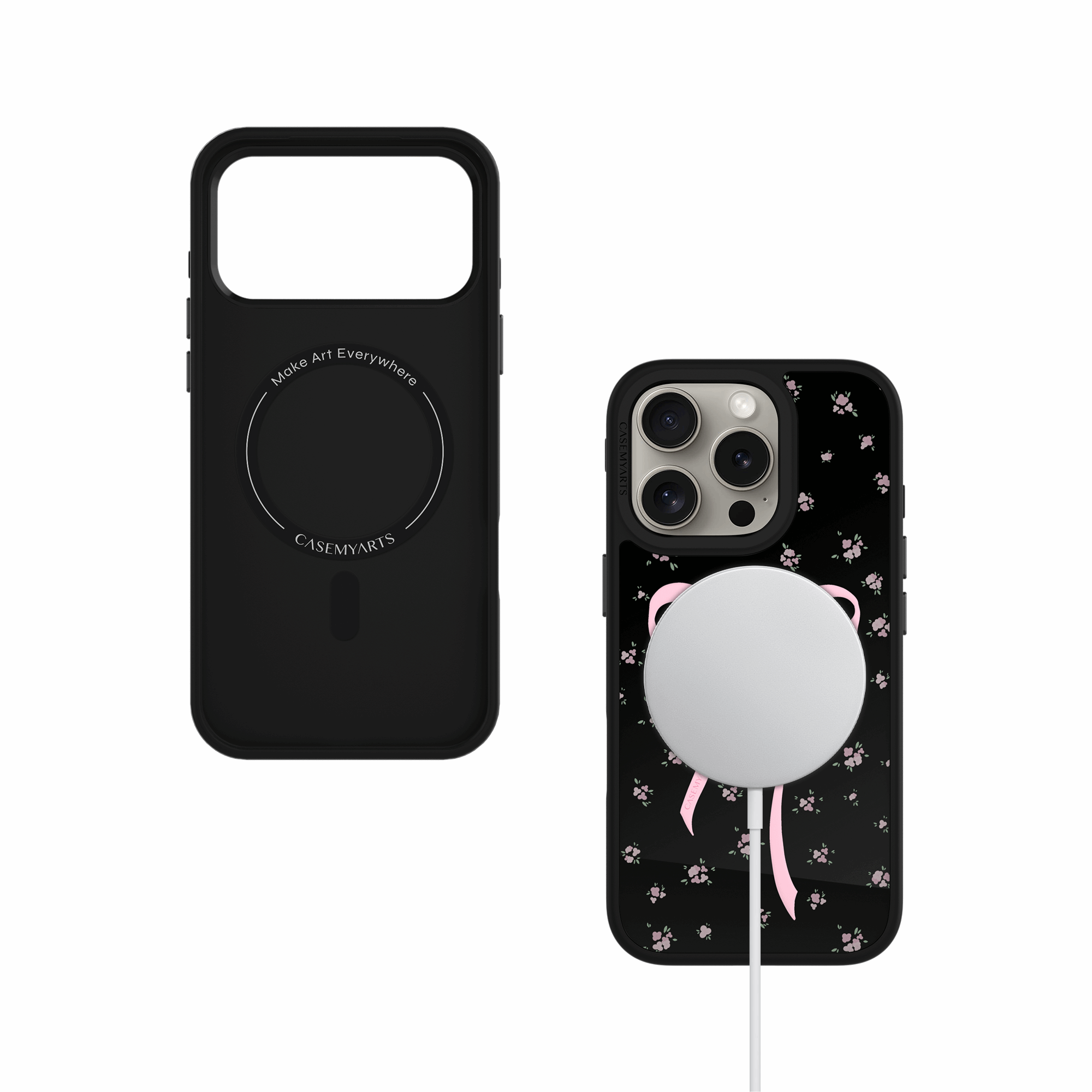 CASEMYARTS Bow-tiful Bloom MagSafe iPhone Case
