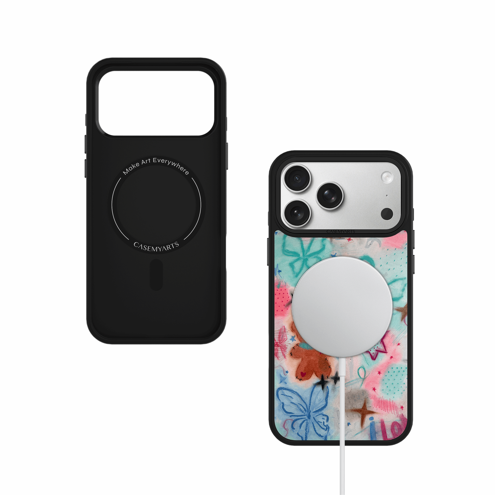 CASEMYARTS Doodle Bear MagSafe iPhone Case