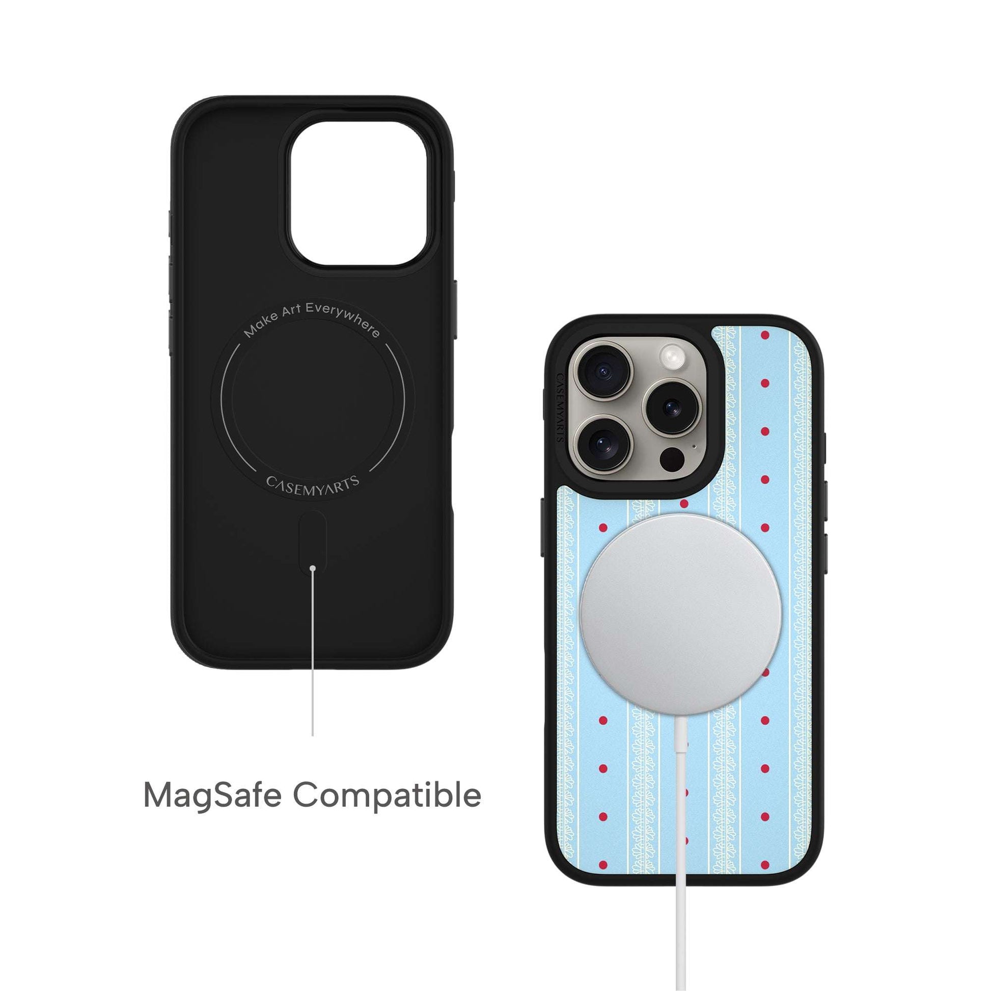 CASEMYARTS | Lace & Dot | MagSafe iPhone Case