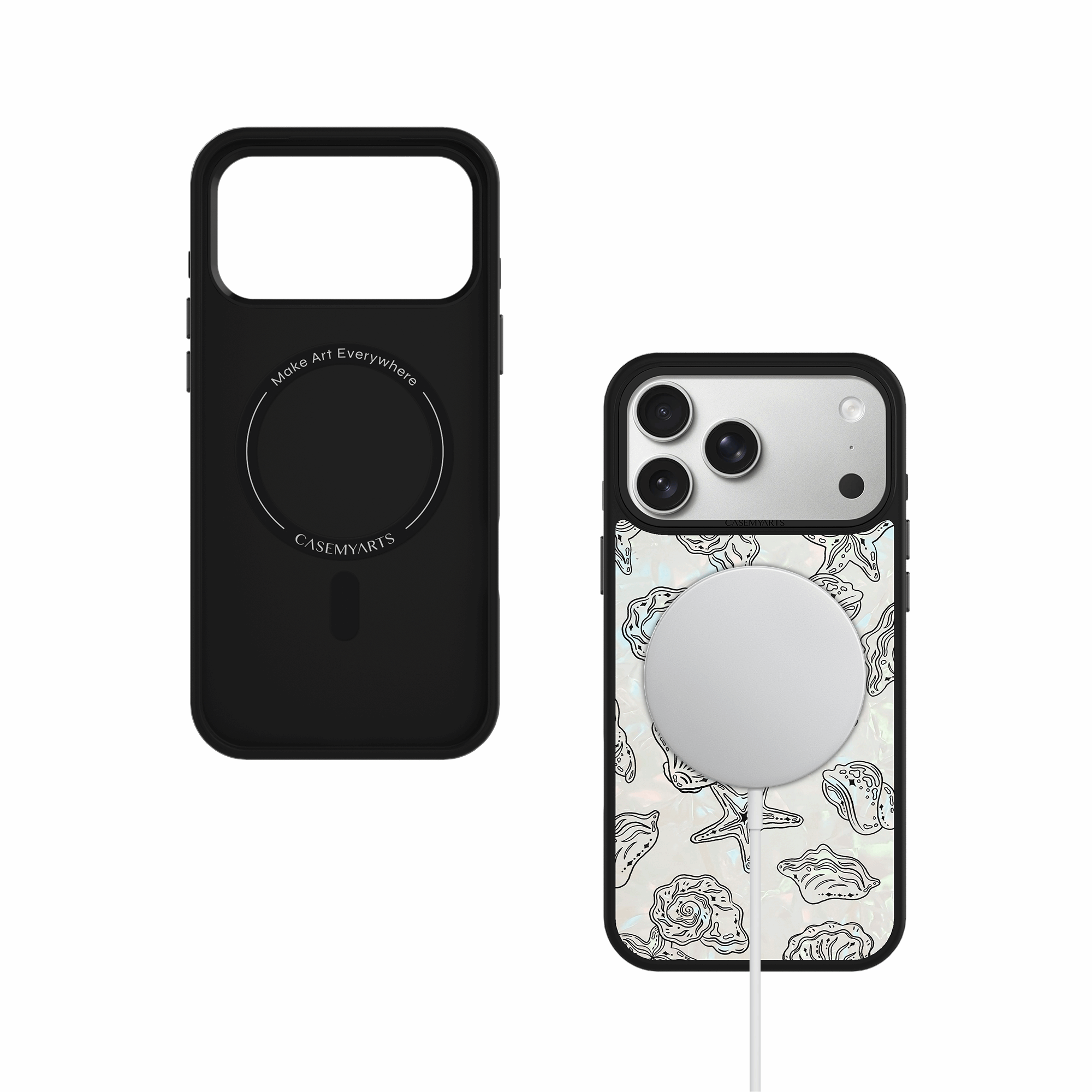 CASEMYARTS Chrome Shell MagSafe iPhone Case