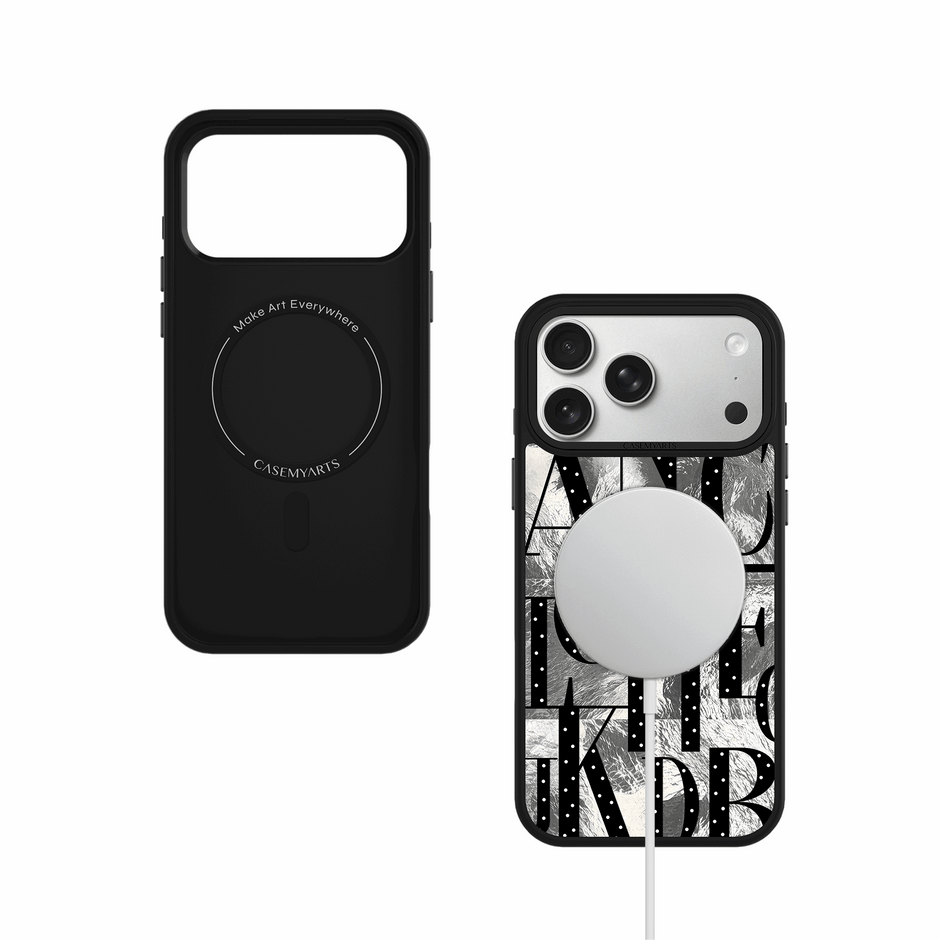 CASEMYARTS Dot Letter Series MagSafe iPhone Case