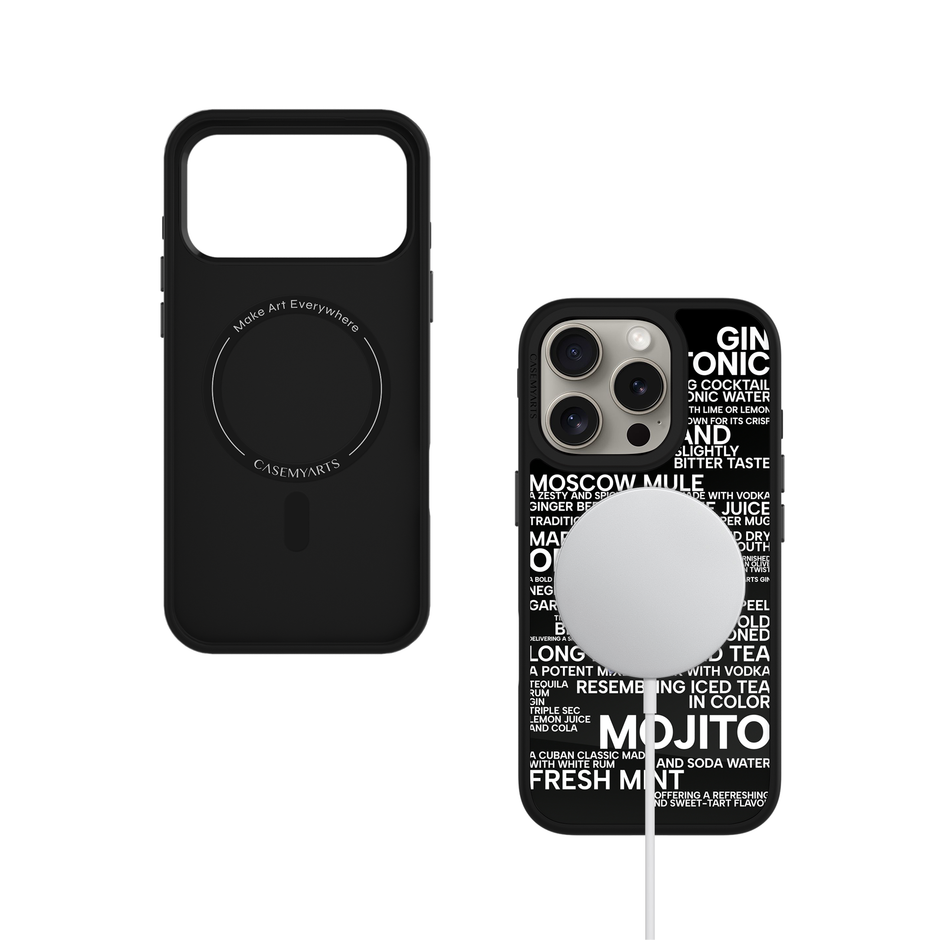 CASEMYARTS Cocktail Menu MagSafe iPhone Case